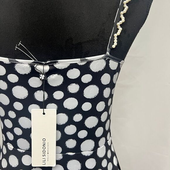 Lili Sidonio Polka Dot Mini Fit Flare Dress - Picture 8 of 10